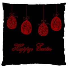 Easter Eggs Standard Flano Cushion Case (one Side) by Valentinaart