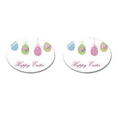 Easter Eggs Cufflinks (oval) by Valentinaart