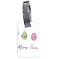 Easter Eggs Luggage Tags (two Sides) by Valentinaart