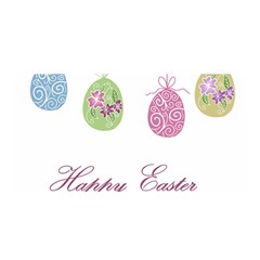 Easter Eggs Satin Wrap by Valentinaart