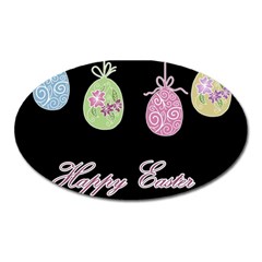 Easter Eggs Oval Magnet by Valentinaart