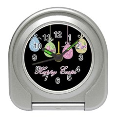 Easter Eggs Travel Alarm Clocks by Valentinaart