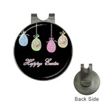 Easter eggs Hat Clips with Golf Markers Front