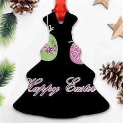 Easter Eggs Christmas Tree Ornament (two Sides) by Valentinaart