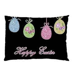 Easter Eggs Pillow Case (two Sides) by Valentinaart