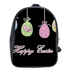 Easter Eggs School Bag (xl) by Valentinaart