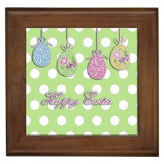 Easter Eggs Framed Tiles by Valentinaart