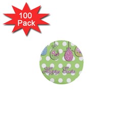 Easter Eggs 1  Mini Buttons (100 Pack)  by Valentinaart