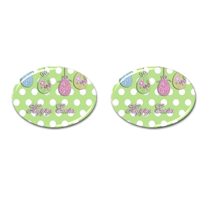 Easter eggs Cufflinks (Oval)