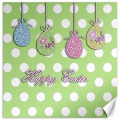 Easter Eggs Canvas 16  X 16   by Valentinaart