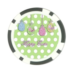 Easter Eggs Poker Chip Card Guard (10 Pack) by Valentinaart