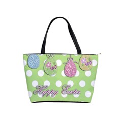 Easter Eggs Shoulder Handbags by Valentinaart