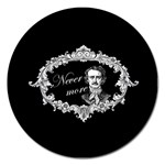 Edgar Allan Poe  - Never More Magnet 5  (Round) Front