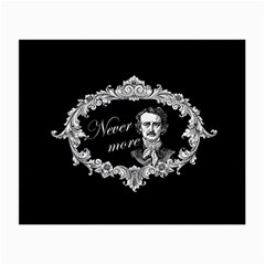 Edgar Allan Poe  - Never More Small Glasses Cloth (2-side) by Valentinaart