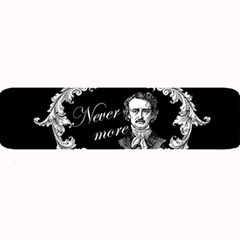 Edgar Allan Poe  - Never More Large Bar Mats by Valentinaart