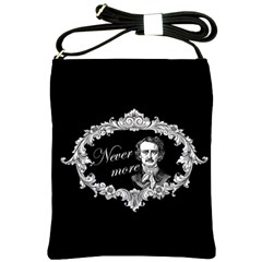 Edgar Allan Poe  - Never More Shoulder Sling Bags by Valentinaart