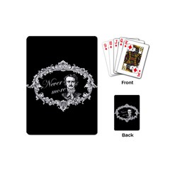 Edgar Allan Poe  - Never More Playing Cards (mini)  by Valentinaart