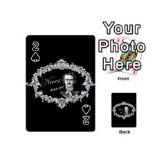 Edgar Allan Poe  - Never More Playing Cards 54 (mini)  by Valentinaart