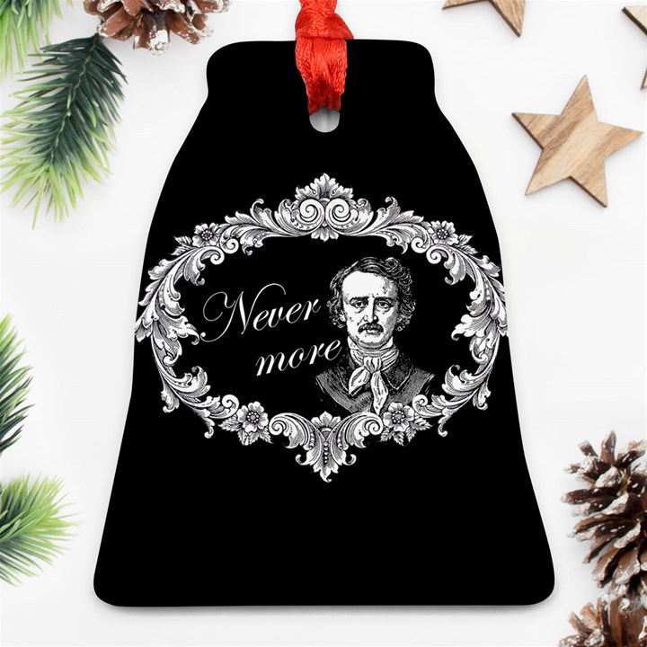 Edgar Allan Poe  - Never More Ornament (Bell)