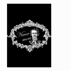 Edgar Allan Poe  - Never More Small Garden Flag (two Sides) by Valentinaart