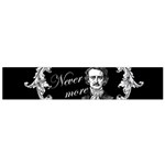 Edgar Allan Poe  - Never More Small Flano Scarf Back