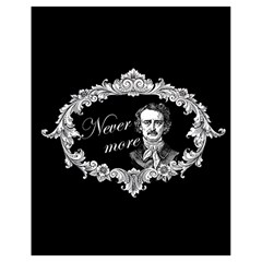 Edgar Allan Poe  - Never More Drawstring Bag (small) by Valentinaart