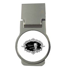 Edgar Allan Poe  - Never More Money Clips (round)  by Valentinaart