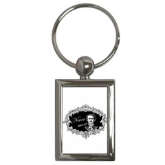 Edgar Allan Poe  - Never More Key Chains (rectangle)  by Valentinaart