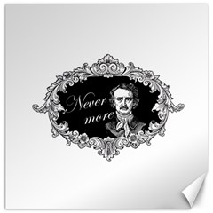 Edgar Allan Poe  - Never More Canvas 20  X 20   by Valentinaart