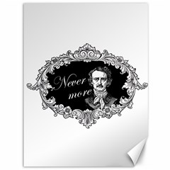 Edgar Allan Poe  - Never More Canvas 36  X 48   by Valentinaart