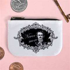 Edgar Allan Poe  - Never More Mini Coin Purses by Valentinaart