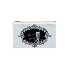 Edgar Allan Poe  - Never More Cosmetic Bag (small)  by Valentinaart