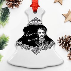 Edgar Allan Poe  - Never More Ornament (christmas Tree)  by Valentinaart