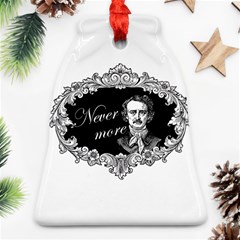 Edgar Allan Poe  - Never More Ornament (bell) by Valentinaart