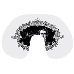 Edgar Allan Poe  - Never More Travel Neck Pillows by Valentinaart