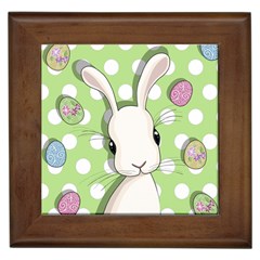 Easter Bunny  Framed Tiles by Valentinaart