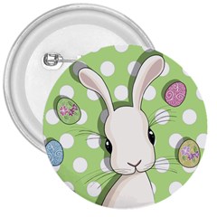 Easter Bunny  3  Buttons by Valentinaart