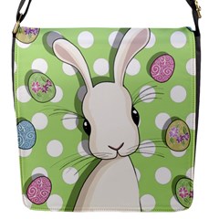 Easter Bunny  Flap Messenger Bag (s) by Valentinaart