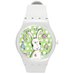 Easter bunny  Round Plastic Sport Watch (M) Front