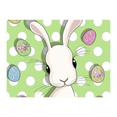 Easter Bunny  Double Sided Flano Blanket (mini)  by Valentinaart