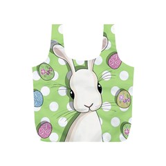 Easter Bunny  Full Print Recycle Bags (s)  by Valentinaart