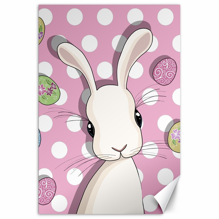 Easter bunny  Canvas 20  x 30  