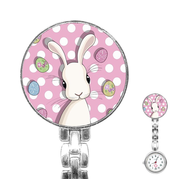 Easter bunny  Stainless Steel Nurses Watch