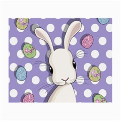 Easter Bunny  Small Glasses Cloth (2-side) by Valentinaart