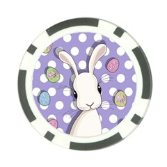 Easter Bunny  Poker Chip Card Guard (10 Pack) by Valentinaart