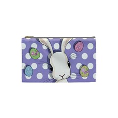 Easter Bunny  Cosmetic Bag (small)  by Valentinaart