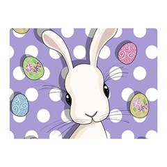 Easter Bunny  Double Sided Flano Blanket (mini)  by Valentinaart