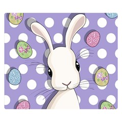 Easter Bunny  Double Sided Flano Blanket (small)  by Valentinaart