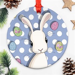 Easter Bunny  Ornament (round) by Valentinaart