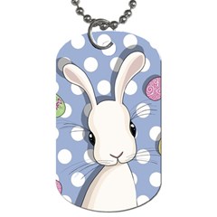 Easter Bunny  Dog Tag (two Sides) by Valentinaart